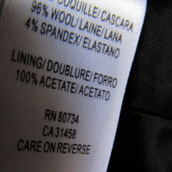 BCBG Maxazria Wool(98%) Skirt 2 Black Paper bag, lined - Picture 5 of 6